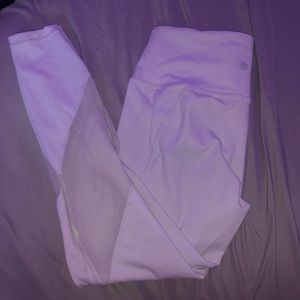 white athleta leggings
